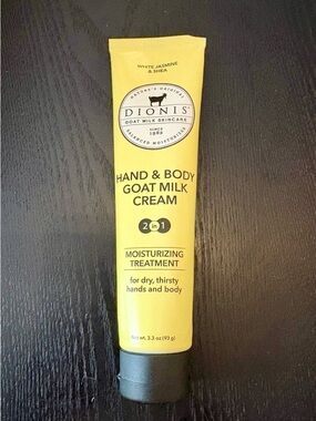 Dionis White Jasmine and Shea Hand & Body Goat Milk Cream Moisturizing Treatment